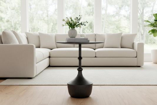 Bellspire Cocktail Table in bright contemporary living room